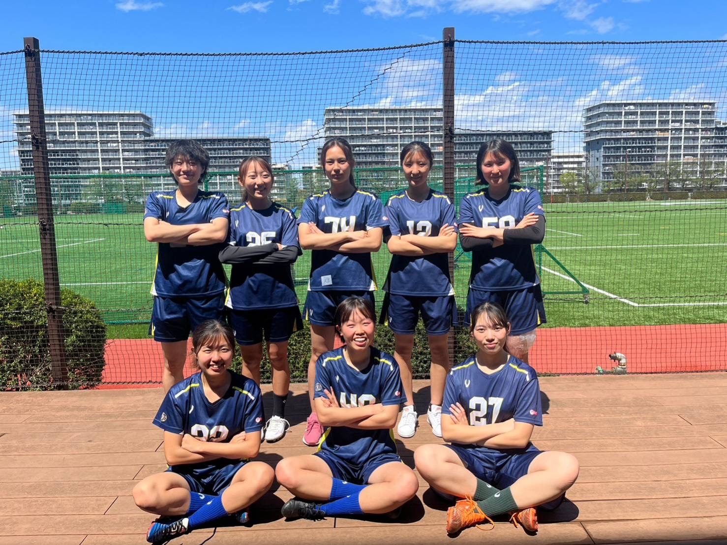 女子大学　集合写真 チーム紹介】C4 共立女子大学（帝京大学との合同チーム）｜関東学生ラクロス 準リーグ